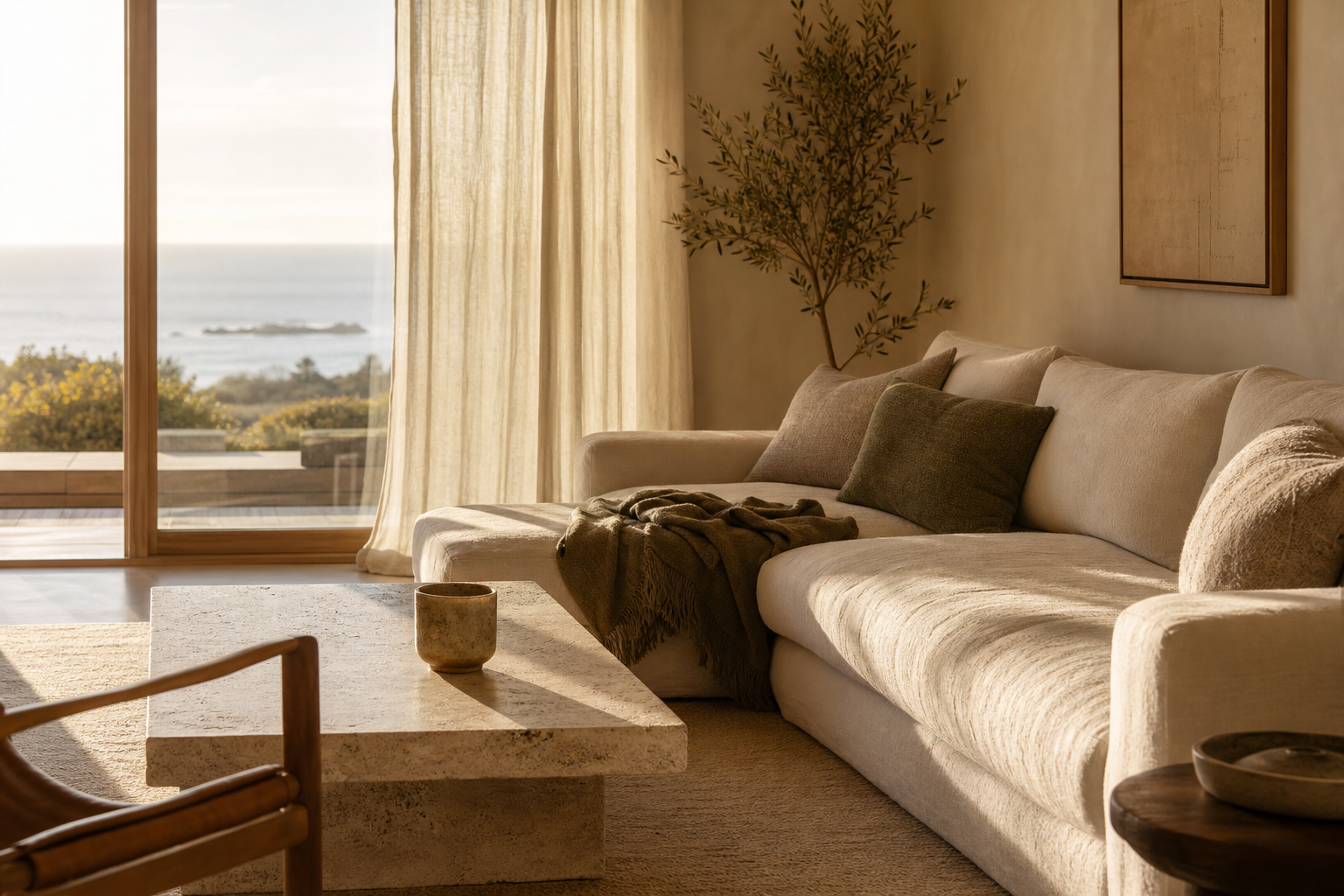 A collection of tactile home objects